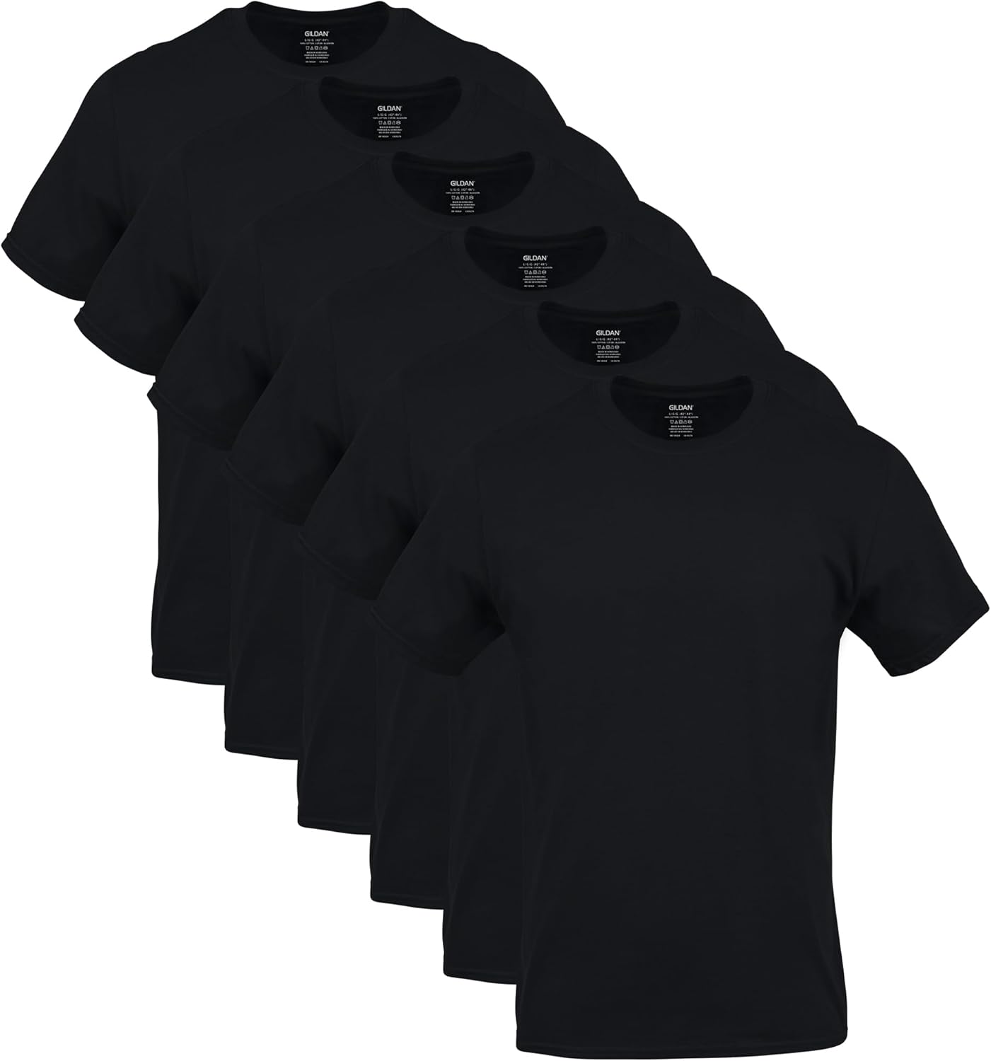 Gildan Men's Crew T-Shirts – Soft Cotton Multi-Pack