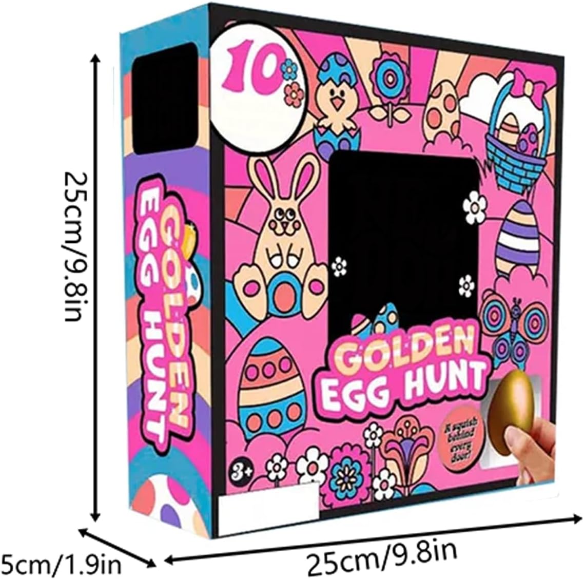 Golden Egg Easter Hunt Set – Needoh Sensory Surprise Eggs for Kids